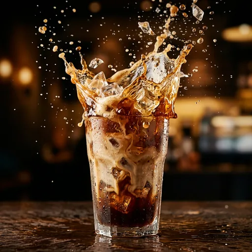AI-generated iced coffee